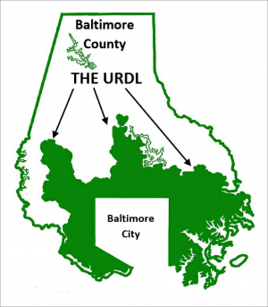 Map of Baltimore County & URDL