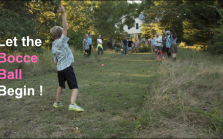 Bocce ball at Newburg Ave