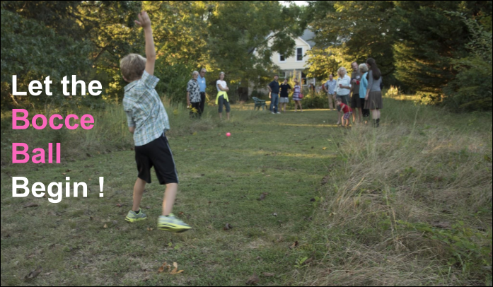 Bocce ball at Newburg Ave